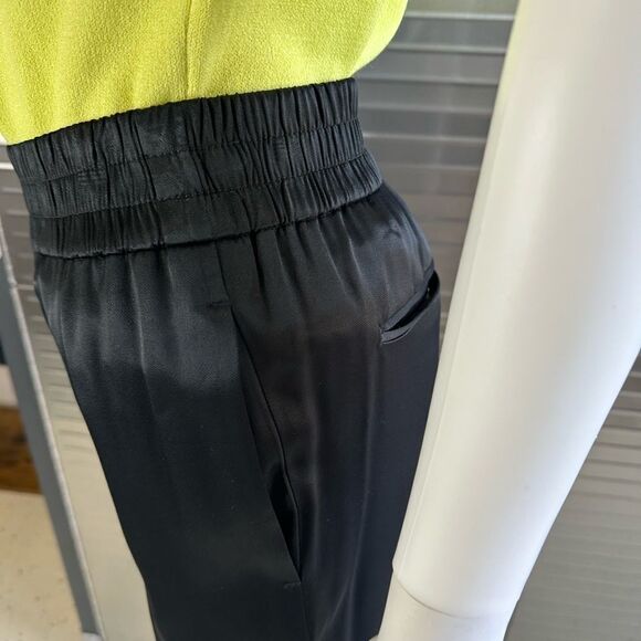 DKNY Black Satin Pull On Joggers XS Petite - Picture 5 of 10